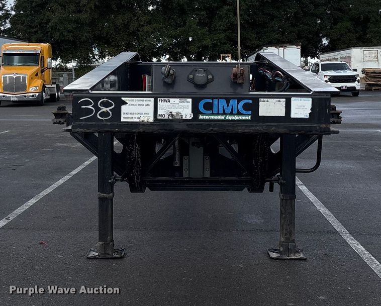 image for item EU8530 2018 CIMC SZJ9347TJZ54 container trailer