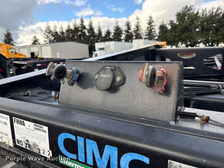 image for item EU8530 2018 CIMC SZJ9347TJZ54 container trailer