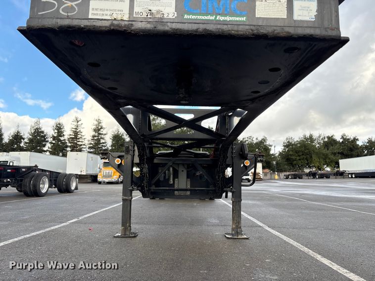 image for item EU8530 2018 CIMC SZJ9347TJZ54 container trailer
