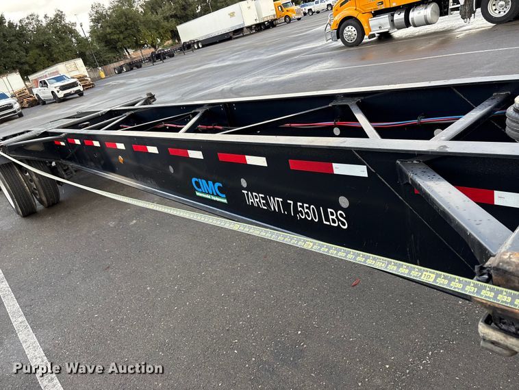 image for item EU8530 2018 CIMC SZJ9347TJZ54 container trailer