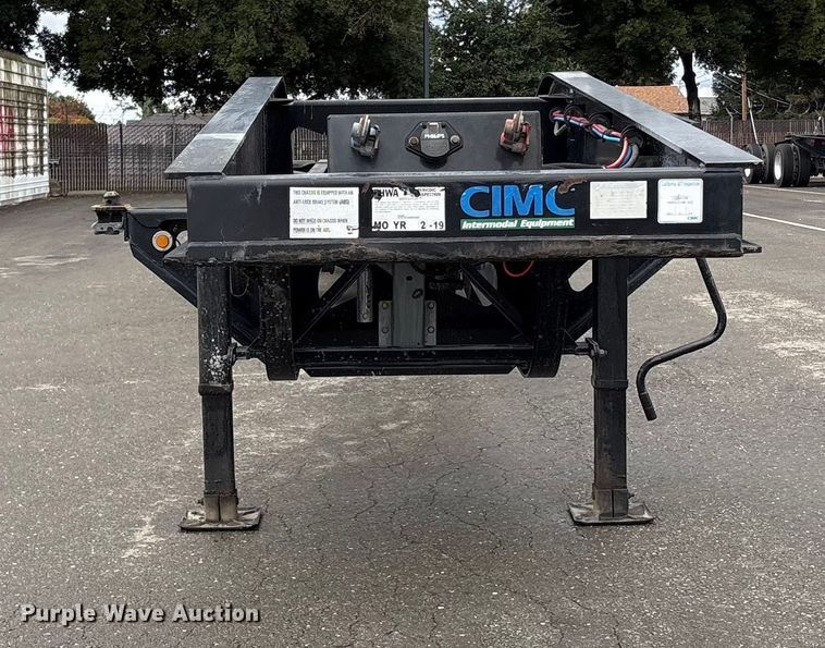 image for item EU8531 2018 CIMC SZJ9347TJZ54 container trailer