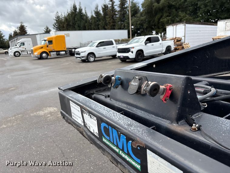 image for item EU8531 2018 CIMC SZJ9347TJZ54 container trailer