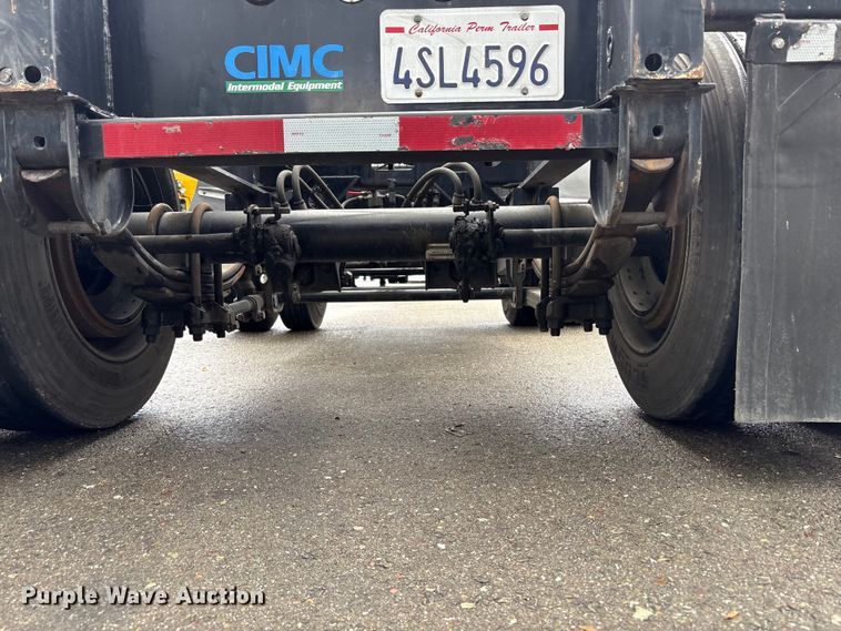 image for item EU8531 2018 CIMC SZJ9347TJZ54 container trailer