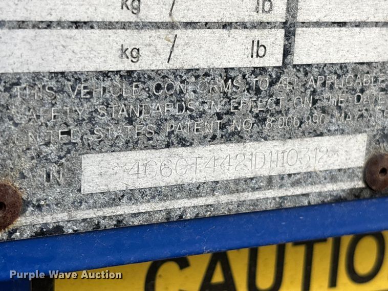 image for item EU8542 2013 Reinke container trailer