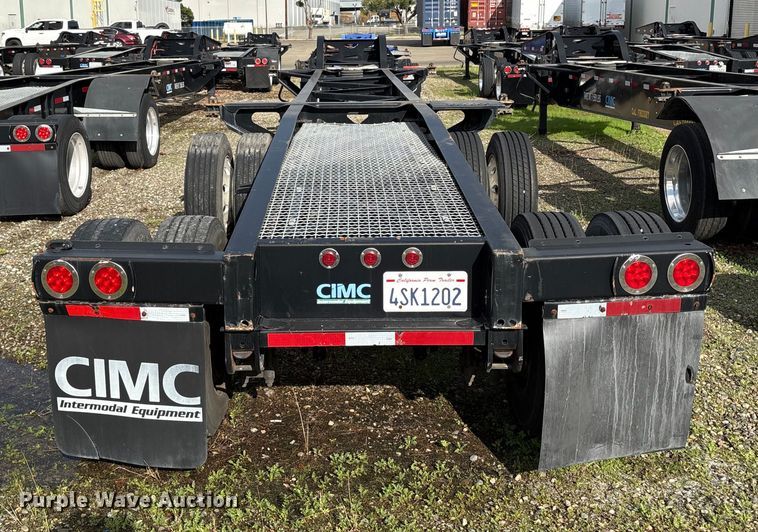 image for item EU8545 2018 CIMC SZJ9347TJZ54 container trailer