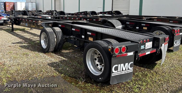 image for item EU8545 2018 CIMC SZJ9347TJZ54 container trailer