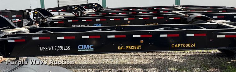 image for item EU8545 2018 CIMC SZJ9347TJZ54 container trailer