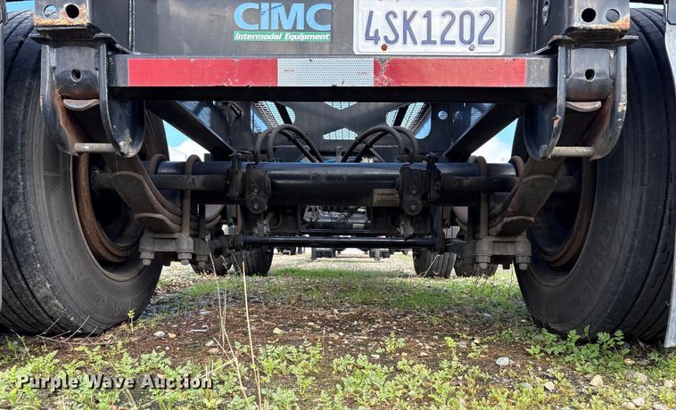 image for item EU8545 2018 CIMC SZJ9347TJZ54 container trailer