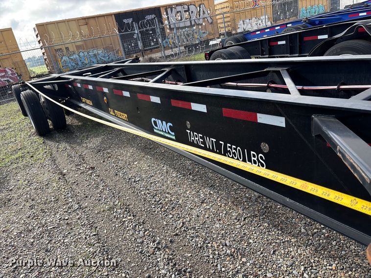 image for item EU8545 2018 CIMC SZJ9347TJZ54 container trailer