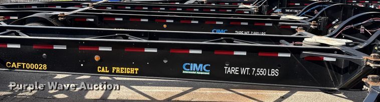 image for item EU8547 2018 CIMC SZJ9347TJZ54 container trailer