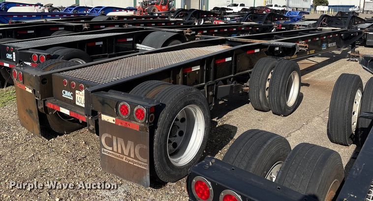 image for item EU8547 2018 CIMC SZJ9347TJZ54 container trailer
