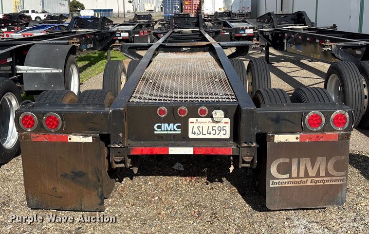 image for item EU8547 2018 CIMC SZJ9347TJZ54 container trailer