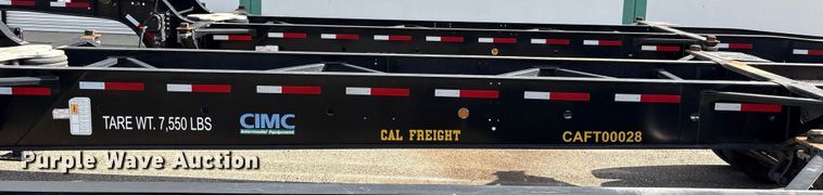 image for item EU8547 2018 CIMC SZJ9347TJZ54 container trailer