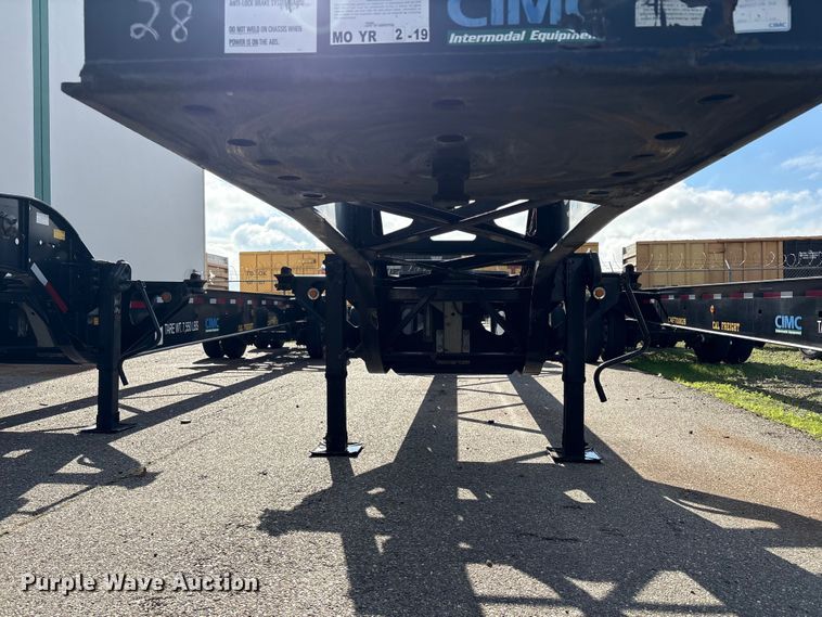 image for item EU8547 2018 CIMC SZJ9347TJZ54 container trailer