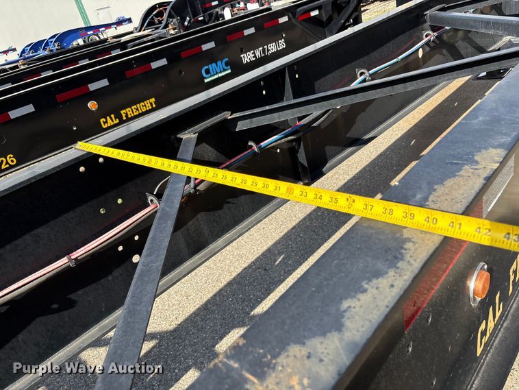 image for item EU8547 2018 CIMC SZJ9347TJZ54 container trailer