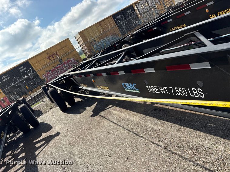 image for item EU8547 2018 CIMC SZJ9347TJZ54 container trailer