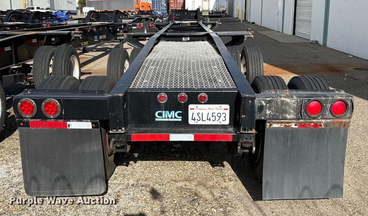 image for item EU8548 2018 CIMC SZJ9347TJZ54 container trailer