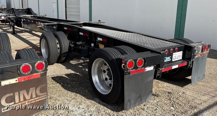 image for item EU8548 2018 CIMC SZJ9347TJZ54 container trailer