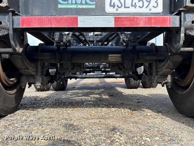 image for item EU8548 2018 CIMC SZJ9347TJZ54 container trailer