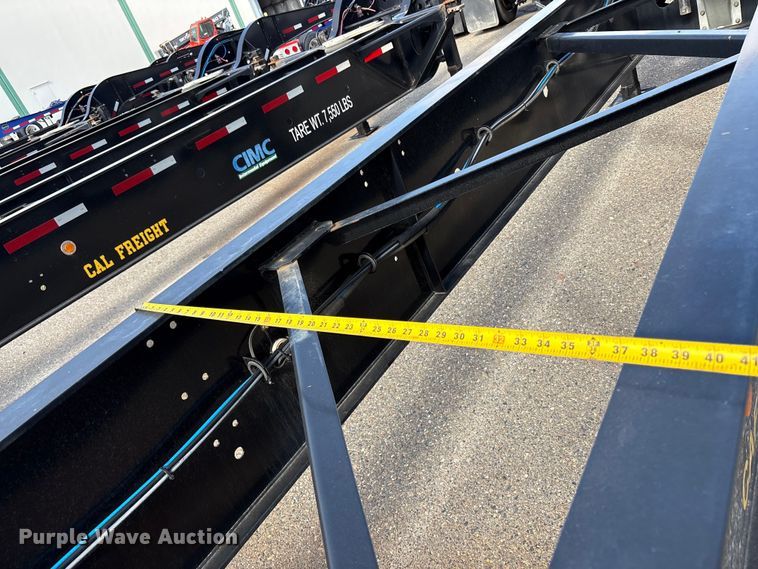 image for item EU8548 2018 CIMC SZJ9347TJZ54 container trailer