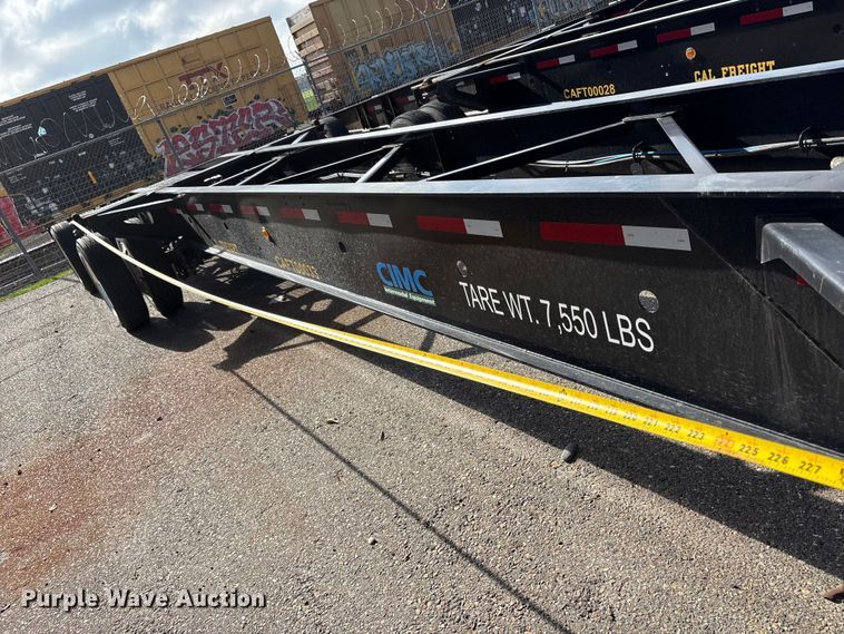 image for item EU8548 2018 CIMC SZJ9347TJZ54 container trailer