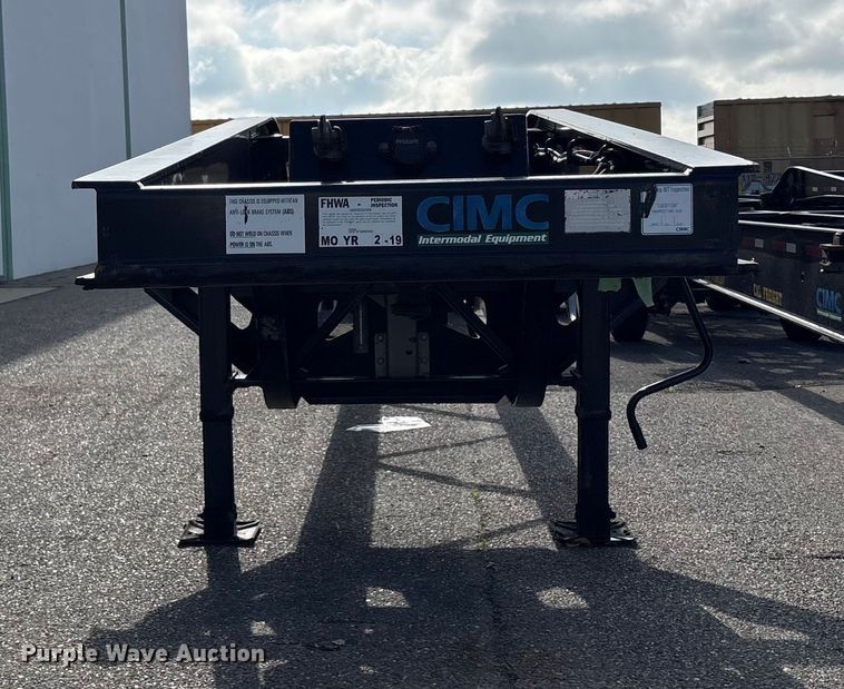 image for item EU8549 2018 CIMC SZJ9347TJZ54 container trailer
