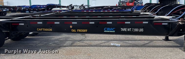 image for item EU8549 2018 CIMC SZJ9347TJZ54 container trailer