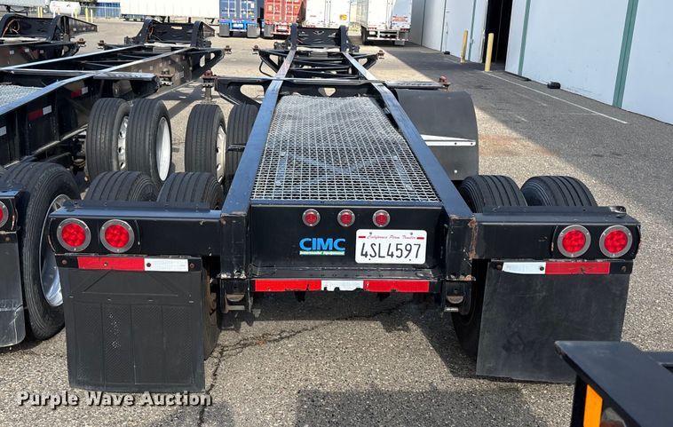 image for item EU8549 2018 CIMC SZJ9347TJZ54 container trailer