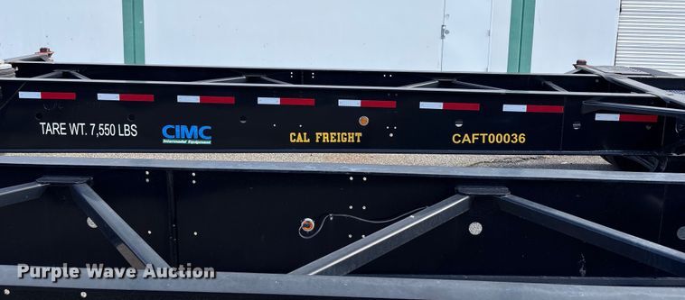 image for item EU8549 2018 CIMC SZJ9347TJZ54 container trailer