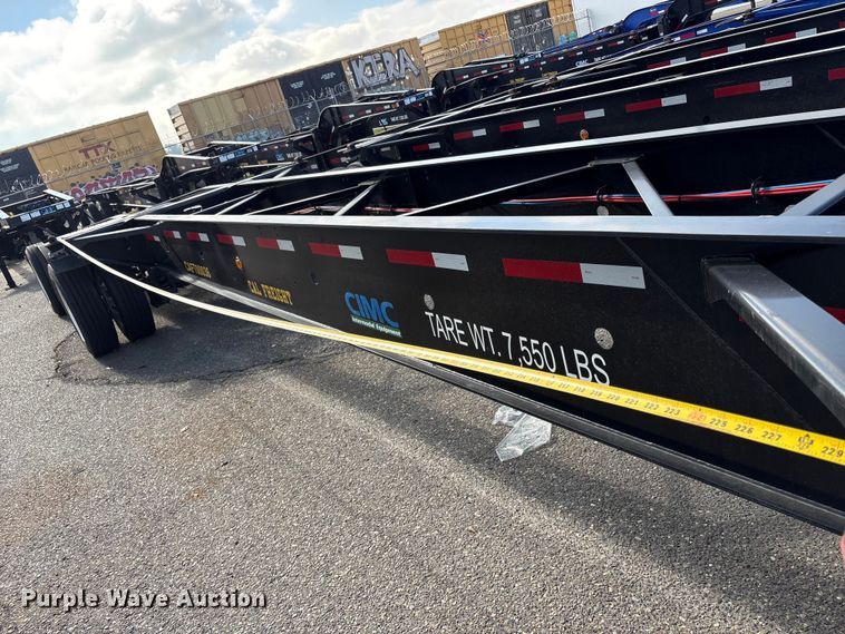 image for item EU8549 2018 CIMC SZJ9347TJZ54 container trailer