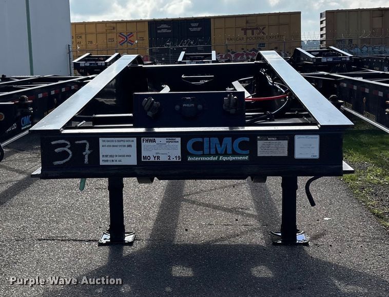 image for item EU8550 2018 CIMC SZJ9347TJZ54 container trailer