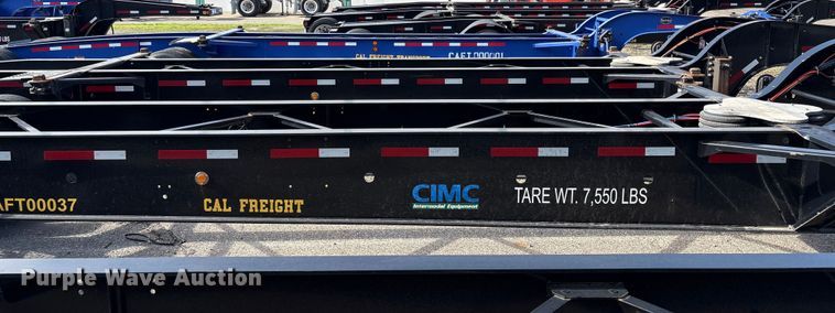 image for item EU8550 2018 CIMC SZJ9347TJZ54 container trailer