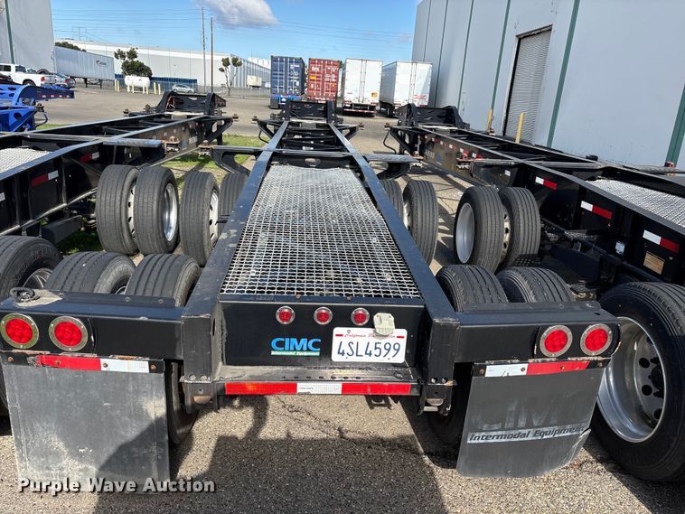 image for item EU8550 2018 CIMC SZJ9347TJZ54 container trailer