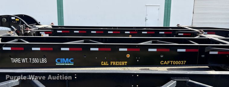 image for item EU8550 2018 CIMC SZJ9347TJZ54 container trailer