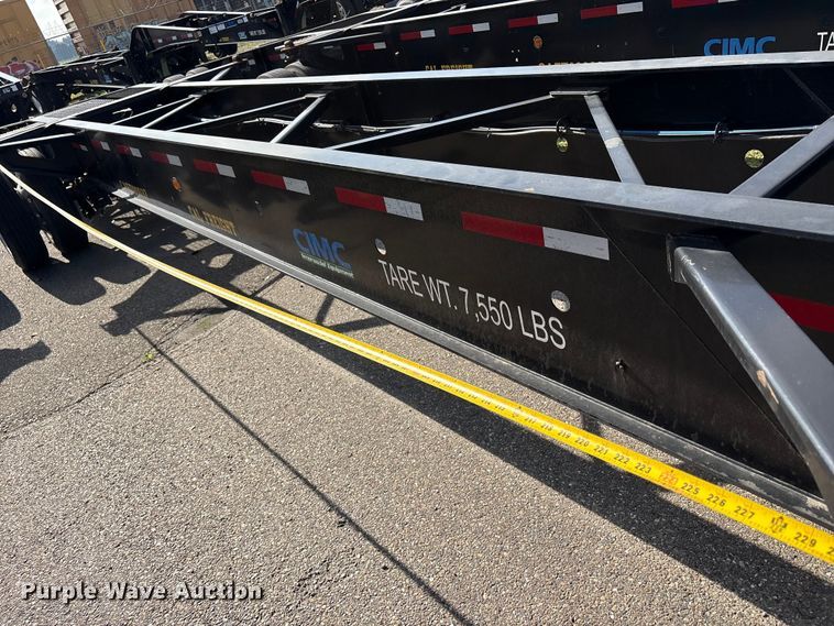 image for item EU8550 2018 CIMC SZJ9347TJZ54 container trailer