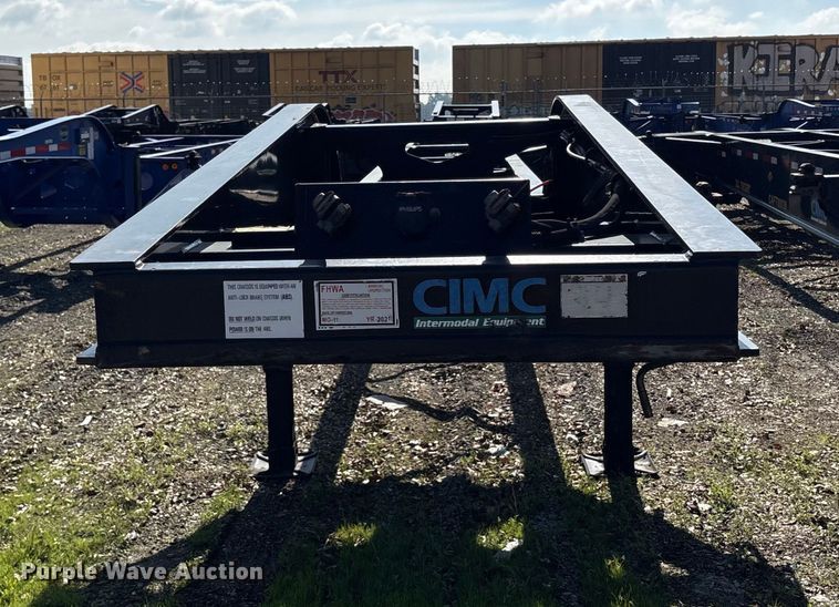 image for item EU8553 2018 CIMC SZJ9347TJZ54 container trailer