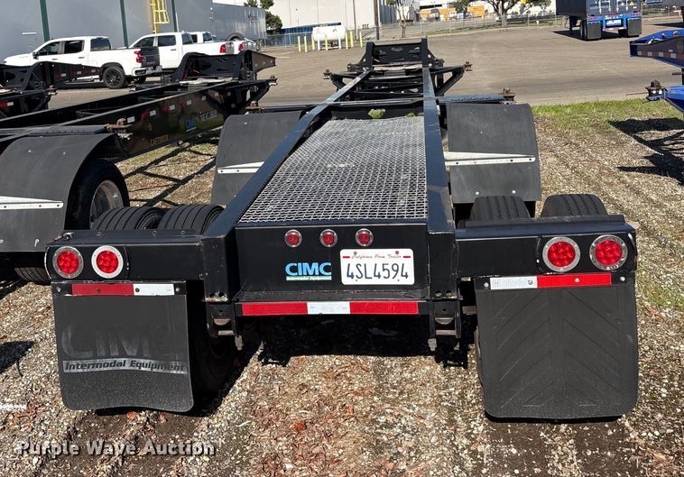 image for item EU8553 2018 CIMC SZJ9347TJZ54 container trailer