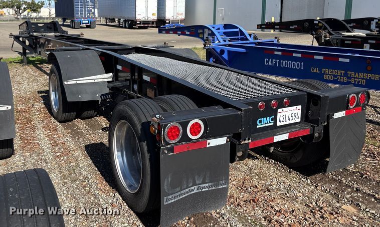 image for item EU8553 2018 CIMC SZJ9347TJZ54 container trailer
