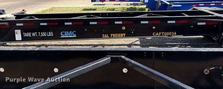 image for item EU8553 2018 CIMC SZJ9347TJZ54 container trailer