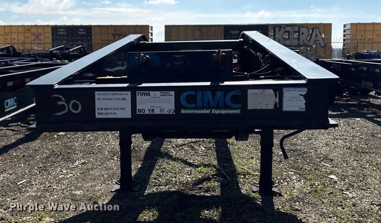 image for item EU8554 2018 CIMC SZJ9347TJZ54 container trailer