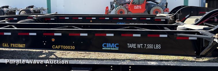 image for item EU8554 2018 CIMC SZJ9347TJZ54 container trailer