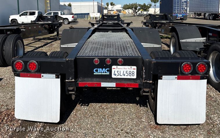 image for item EU8554 2018 CIMC SZJ9347TJZ54 container trailer