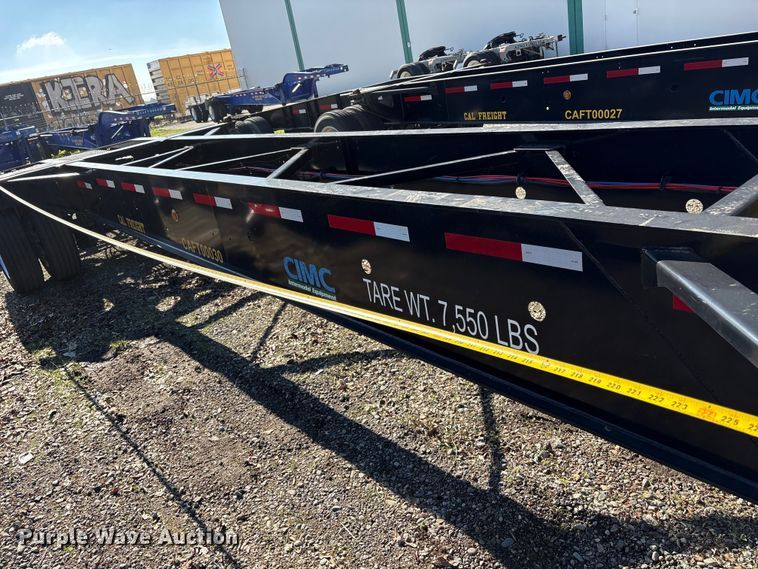 image for item EU8554 2018 CIMC SZJ9347TJZ54 container trailer