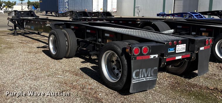 image for item EU8555 2018 CIMC SZJ9347TJZ54 container trailer