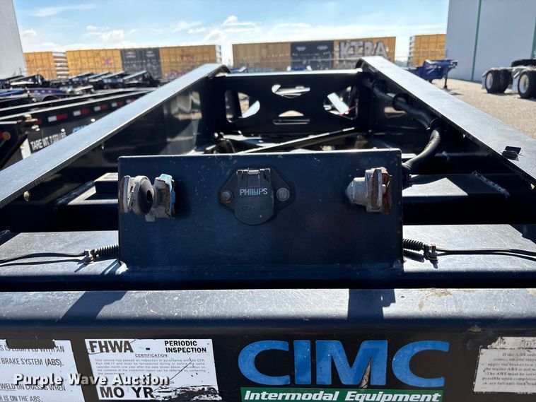 image for item EU8555 2018 CIMC SZJ9347TJZ54 container trailer