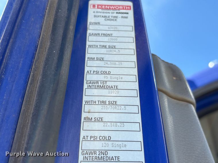 image for item EU8655 2015 Kenworth T880 semi truck