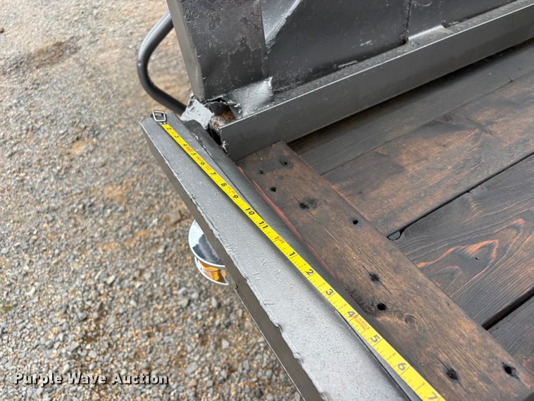 image for item EV2944 1945 Fruehauf drop deck equipment trailer