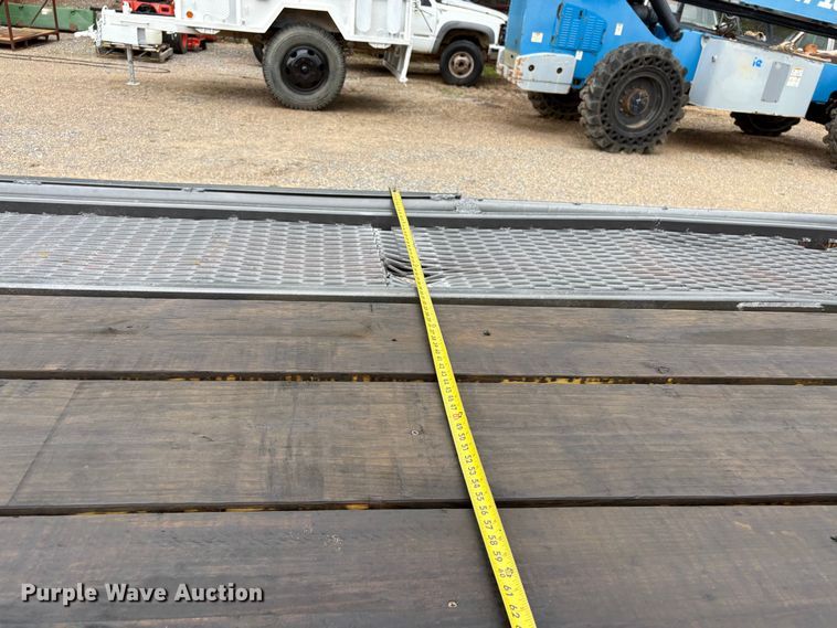 image for item EV2944 1945 Fruehauf drop deck equipment trailer