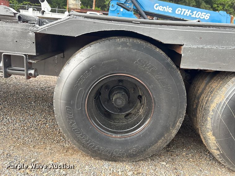 image for item EV2944 1945 Fruehauf drop deck equipment trailer
