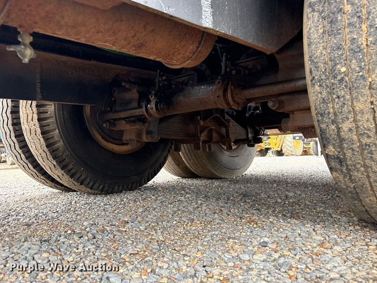 image for item EV2944 1945 Fruehauf drop deck equipment trailer